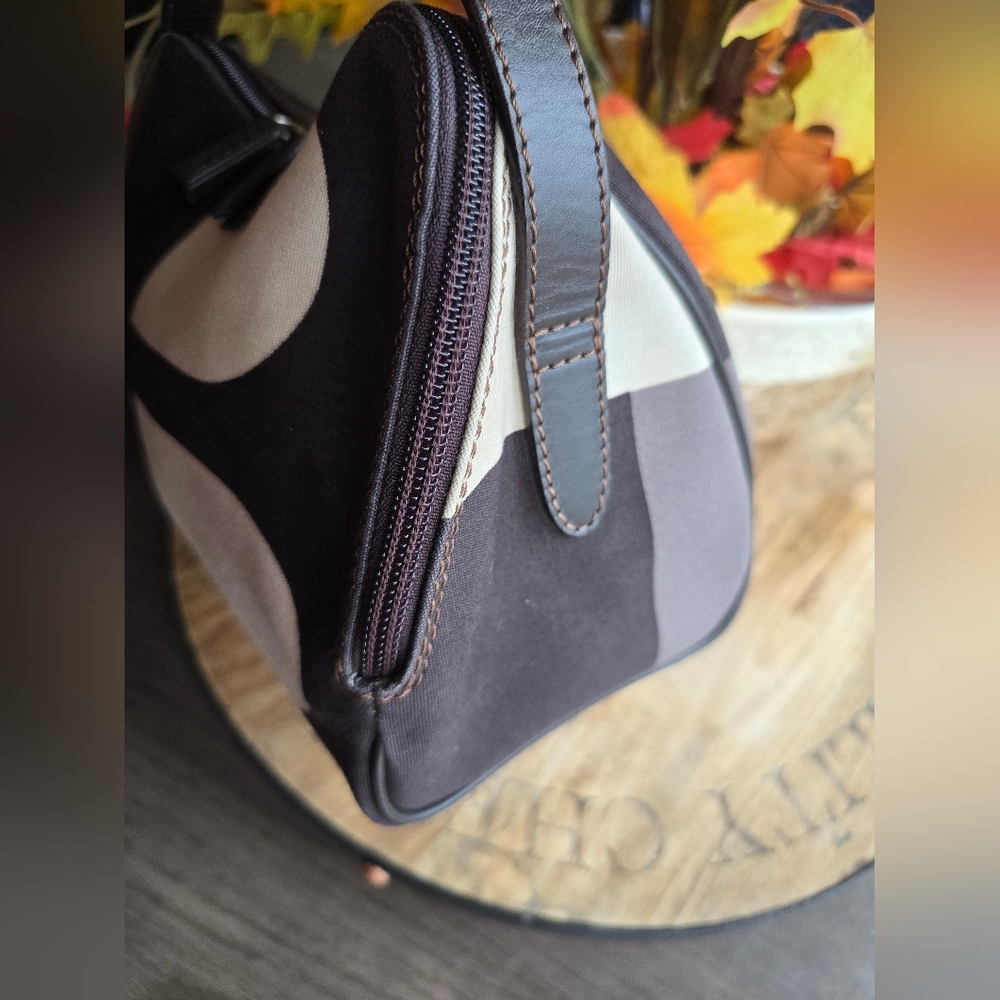 Bally Rare Canvas Abstract B-Logo Small Shoulder Handbag - Picture 9 of 16